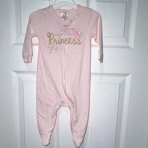 New Carters Pink Princess Pjs 6-9 Months NWT